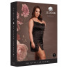 Amour by Le Desir Robe Fendue Grande Taille Krystal Noir